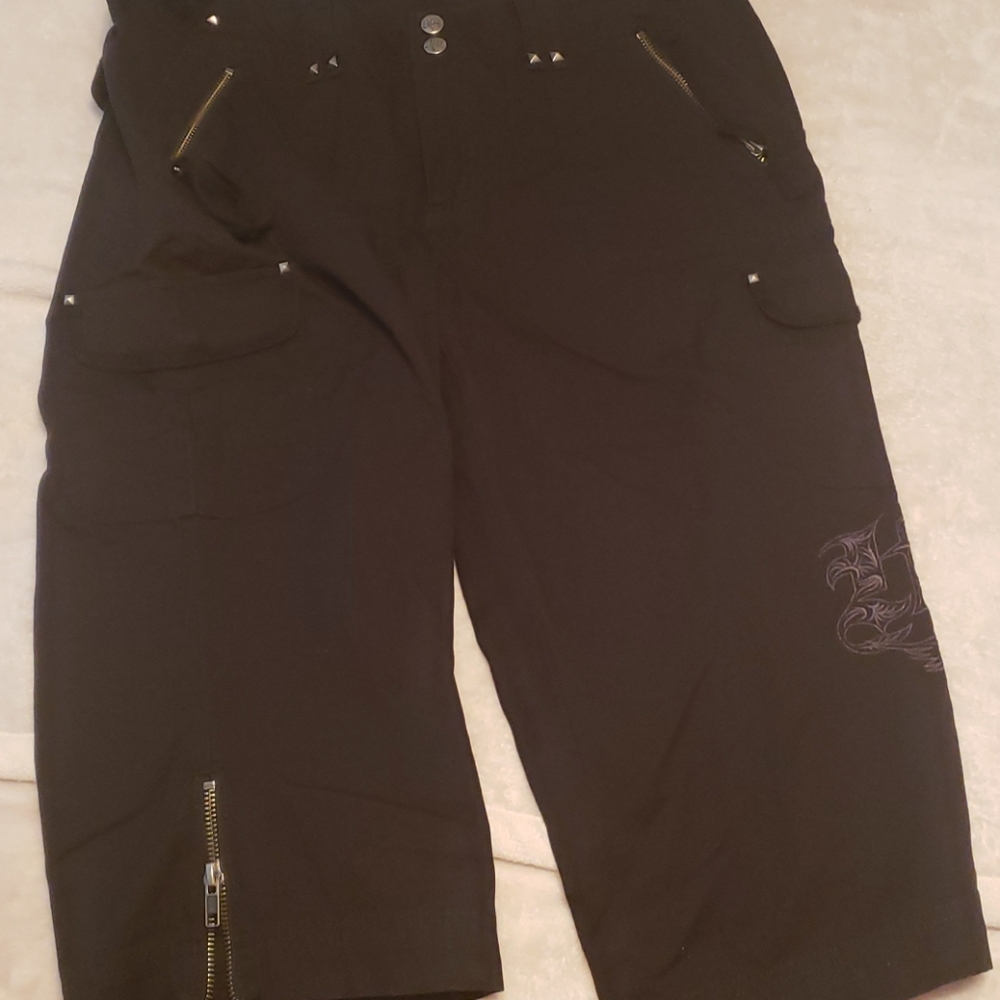 Harley Davidson cropped pants